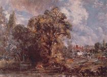 Scene on a River 1 - John Constable