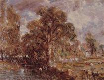 Scene on a River 2 - John Constable