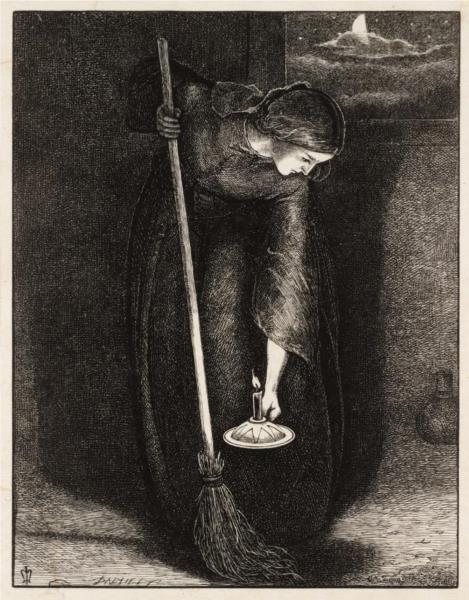The Lost Piece of Silver, 1864 - Джон Еверетт Мілле