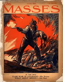 Cover of the June, 1914 issue of The Masses - John French Sloan