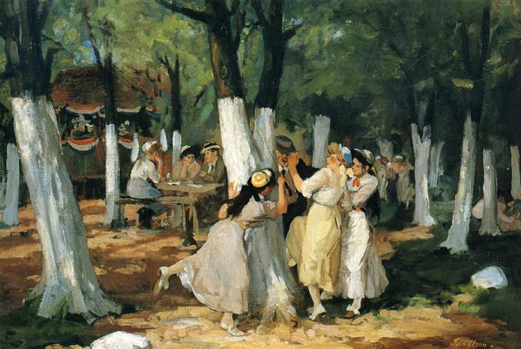 The Picnic Grounds, 1906 - 1907 - John French Sloan