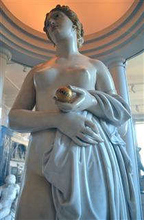 The Tinted Venus (detail) - John Gibson