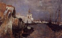 Canal, Venice - Джон Генри Твахтман (Tуоктмен)