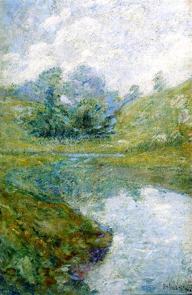 Landscape, 1902 - Джон Генрі Твахтман (Tуоктмен)
