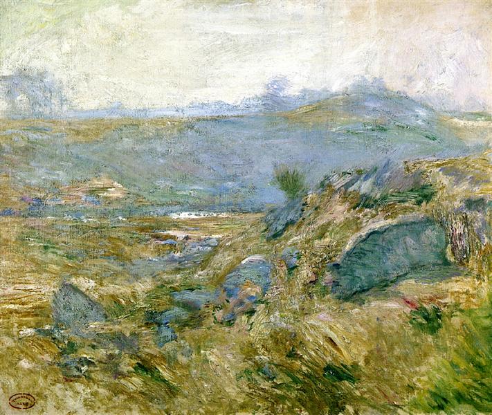 November Haze (aka Upland Pastures), 1890 - 1899 - Джон Генрі Твахтман (Tуоктмен)