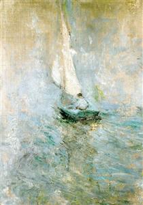 Sailing in the Mist - Джон Генрі Твахтман (Tуоктмен)