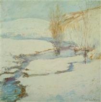 Winter Landscape - John Henry Twachtman
