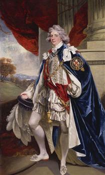 Portrait of George IV, when Prince of Wales - John Hoppner