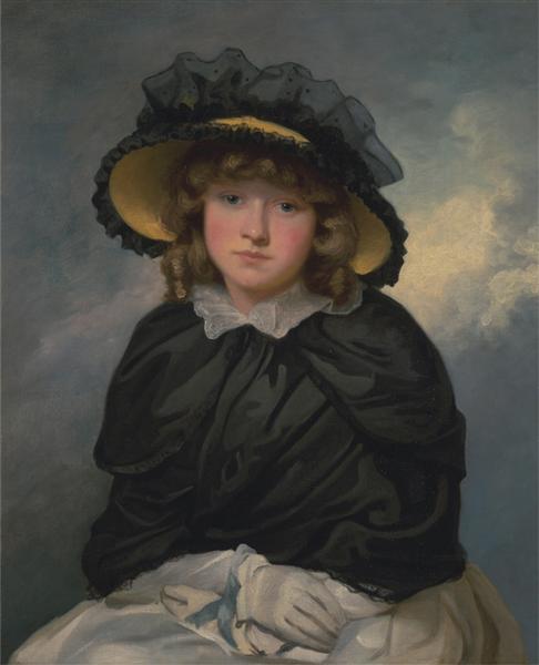 Portrait of Louisa Lane, Called 'Cecilia', 1782 - Джон Хопнер