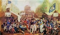 4th of July 1819 in Philadelphia - John Lewis Krimmel
