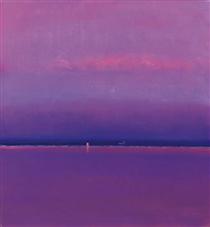 Lelant Beach, New Moon - John Miller