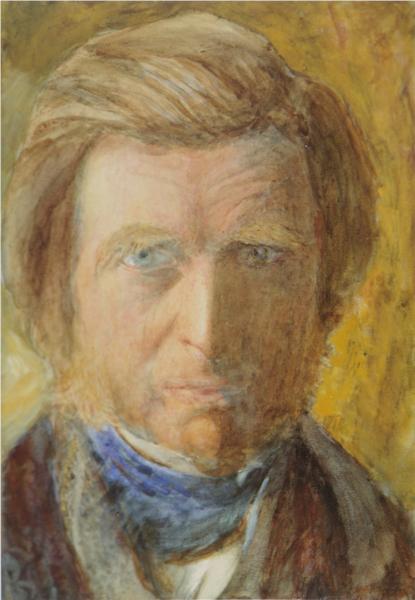 Self Portrait with Blue Neckcloth, 1873 - John Ruskin
