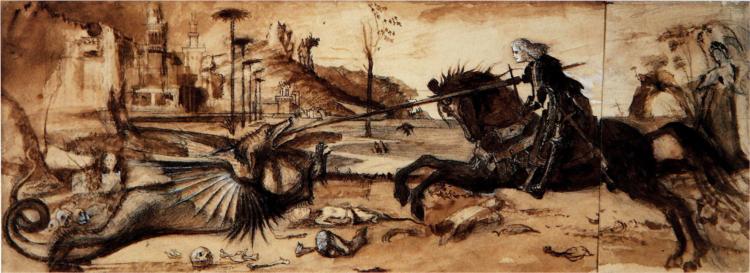 St. George and the Dragon, 1872 - John Ruskin