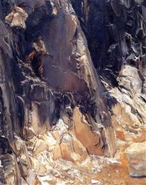 Marble Quarries at Carrara - John Singer Sargent