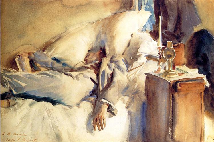 Peter Harrison Asleep, c.1905 - John Singer Sargent