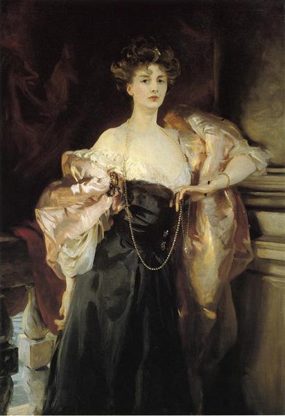 Portrait of Lady Helen Vincent, Viscountess D'Abernon, 1904 - 薩金特