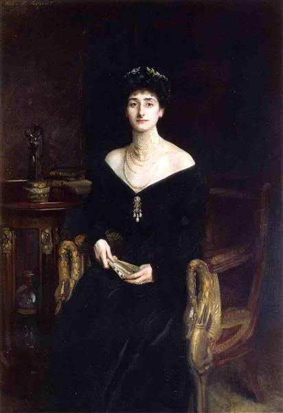 Portrait of Mrs. Ernest G. Raphael, nee Florence Cecilia Sassoon, 1905 - 薩金特