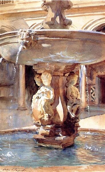 Spanish Fountain, 1912 - Джон Сингер Сарджент