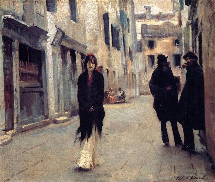Street in Venice, 1882 - John Singer Sargent