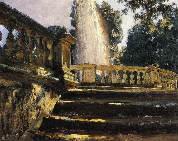 Villa Torlonia Fountain, 1907 - John Singer Sargent