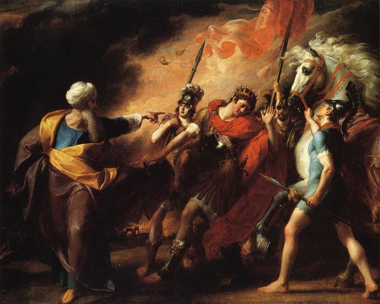 Saul Reproved by Samuel for Not Obeying the Commandments of the Lord, 1798 - John Singleton Copley