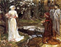 Dante and Beatrice - John William Waterhouse