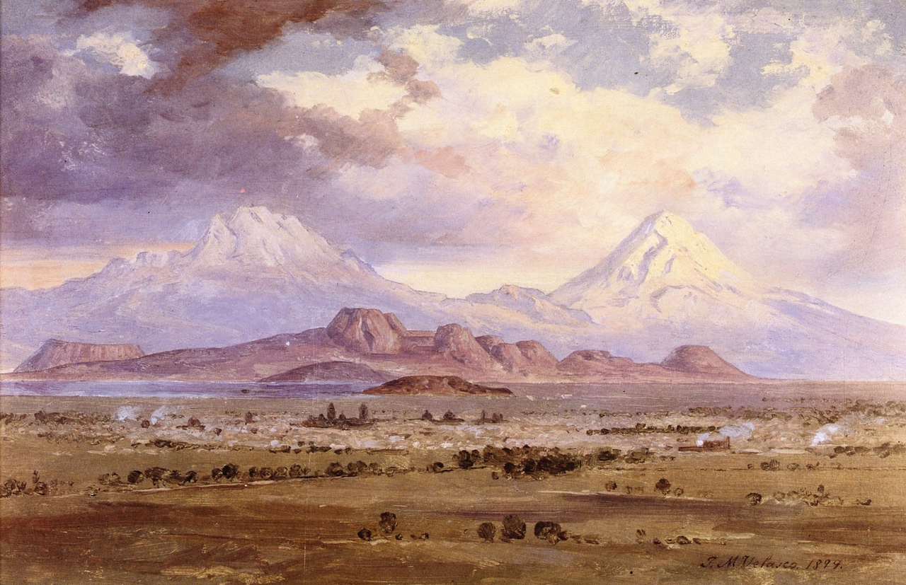 Popocatépetl e Iztaccihuatl, 1899 Jose Maria Velasco