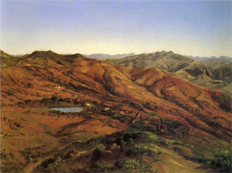 Vista de Guelatao, 1887 - Хосе Марія Веласко