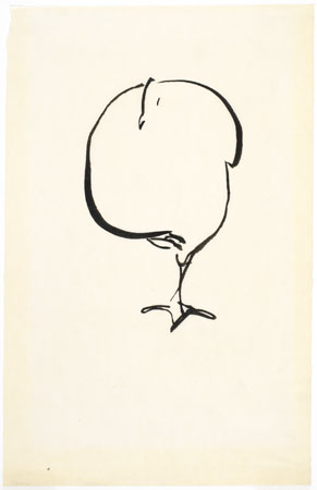 Standing Bird, Front View, c.1917 - Josef Albers