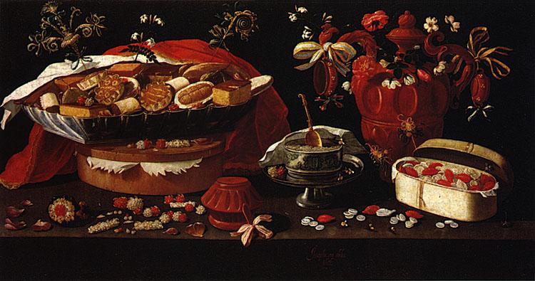 Naturaleza muerta con dulces y barros, 1676 - Josefa de Óbidos