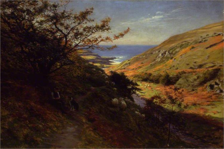 Currarie Glen, near Ballantrae, South Ayrshire, 1872 - Джозеф Фаркухарсон