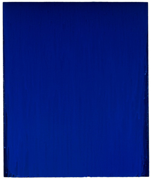 light blue painting