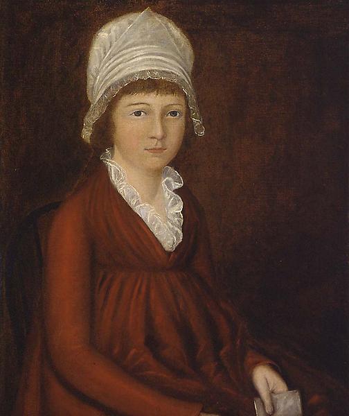 Girl Wearing a Bonnet, 1810 - Джошуа Джонсон