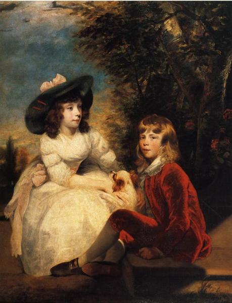 The Children of John Julius Angerstein, 1782 - 1783 - 約書亞·雷諾茲