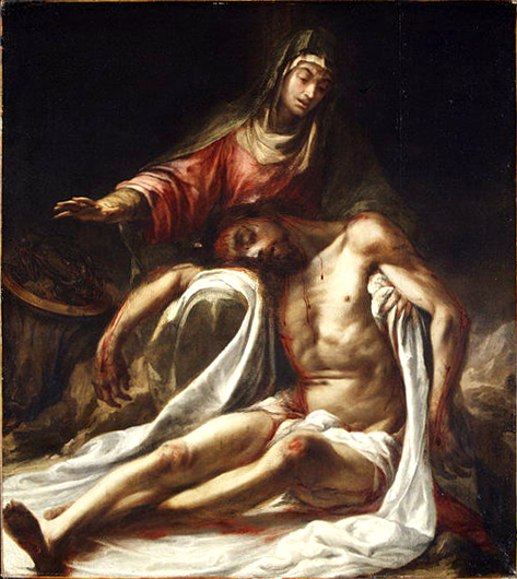 Pietà, c.1658 - Хуан де Вальдес Леаль