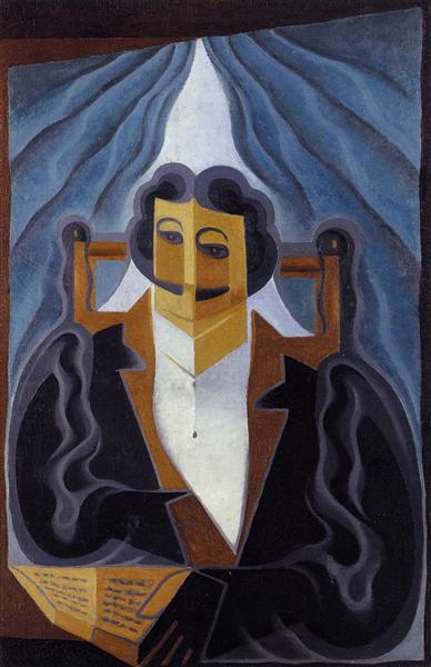 Portrait of a Man, 1923 - Хуан Грис