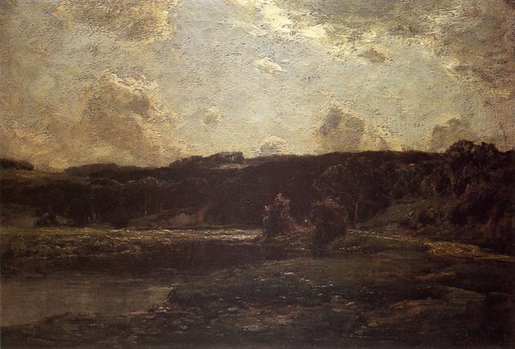 The River Bend - Julian Alden Weir