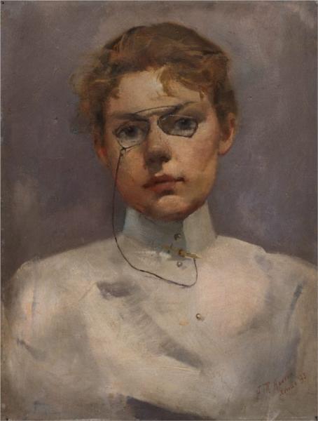 Study of Alice Muskett, 1893 - Julian Ashton