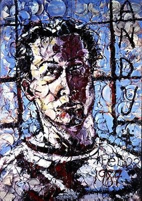 Self-Portrait in Andy's Shadow, 1987 - Джуліан Шнабель