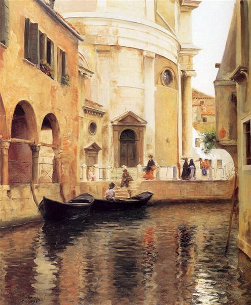 Rio della Maddalena, 1908 - Julius Stewart