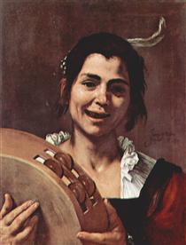 Girl with Tambourine - Jusepe de Ribera