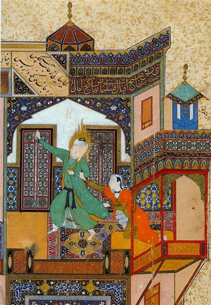 Yusef and Zuleykha (detail), 1488 - Behzad