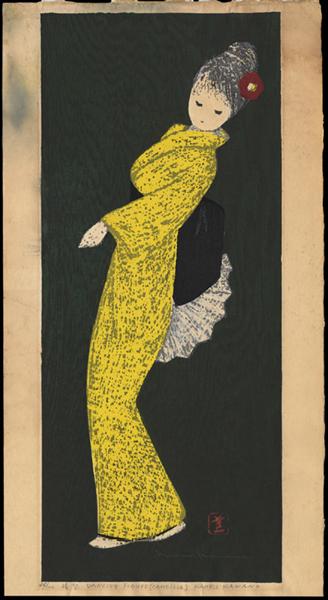 Dancing Figure (Camellia), 1950 - Kaoru Kawano