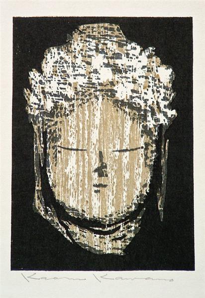 Figure with Eyes Closed, 1955 - Kaoru Kawano
