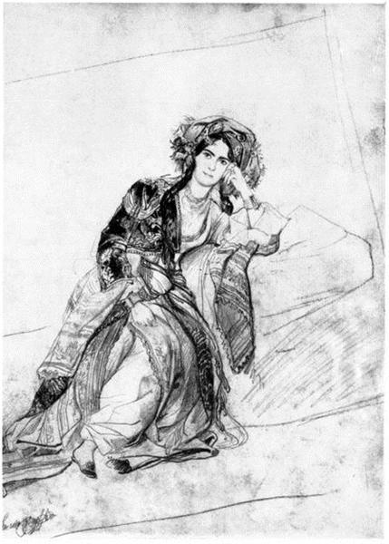 М.П. Волконская, 1840 - Карл Брюллов