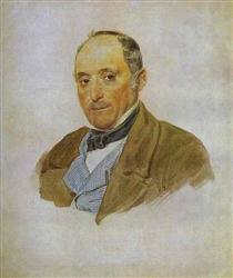 Portrait of a Man from the Tittoni's family - Karl Briulov