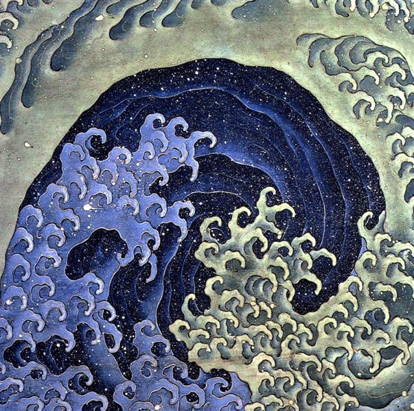 Femenine wave - Katsushika Hokusai