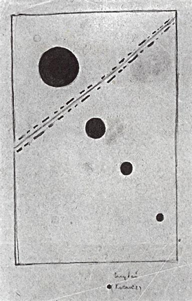 Blue Space, 1917 - Kasimir Sewerinowitsch Malewitsch