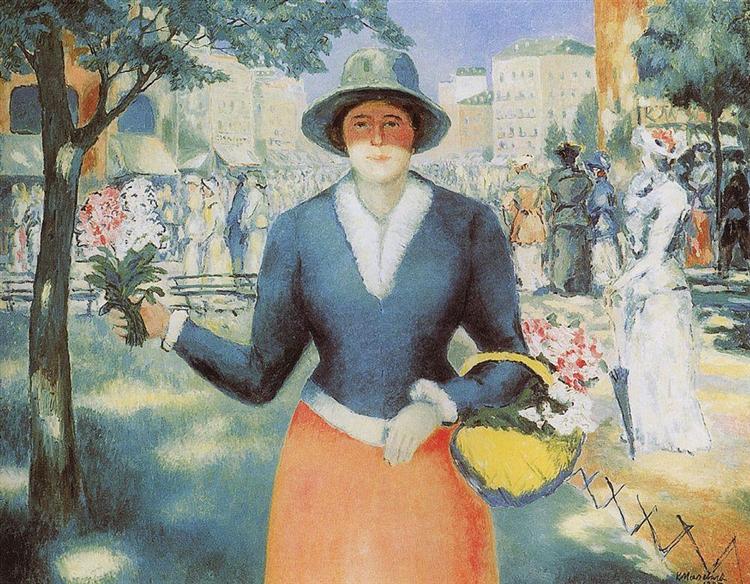 Flowergirl, 1930 - Kazimir Malevich