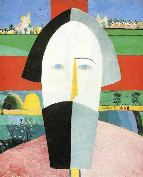Head of Peasant, c.1932 - 馬列維奇